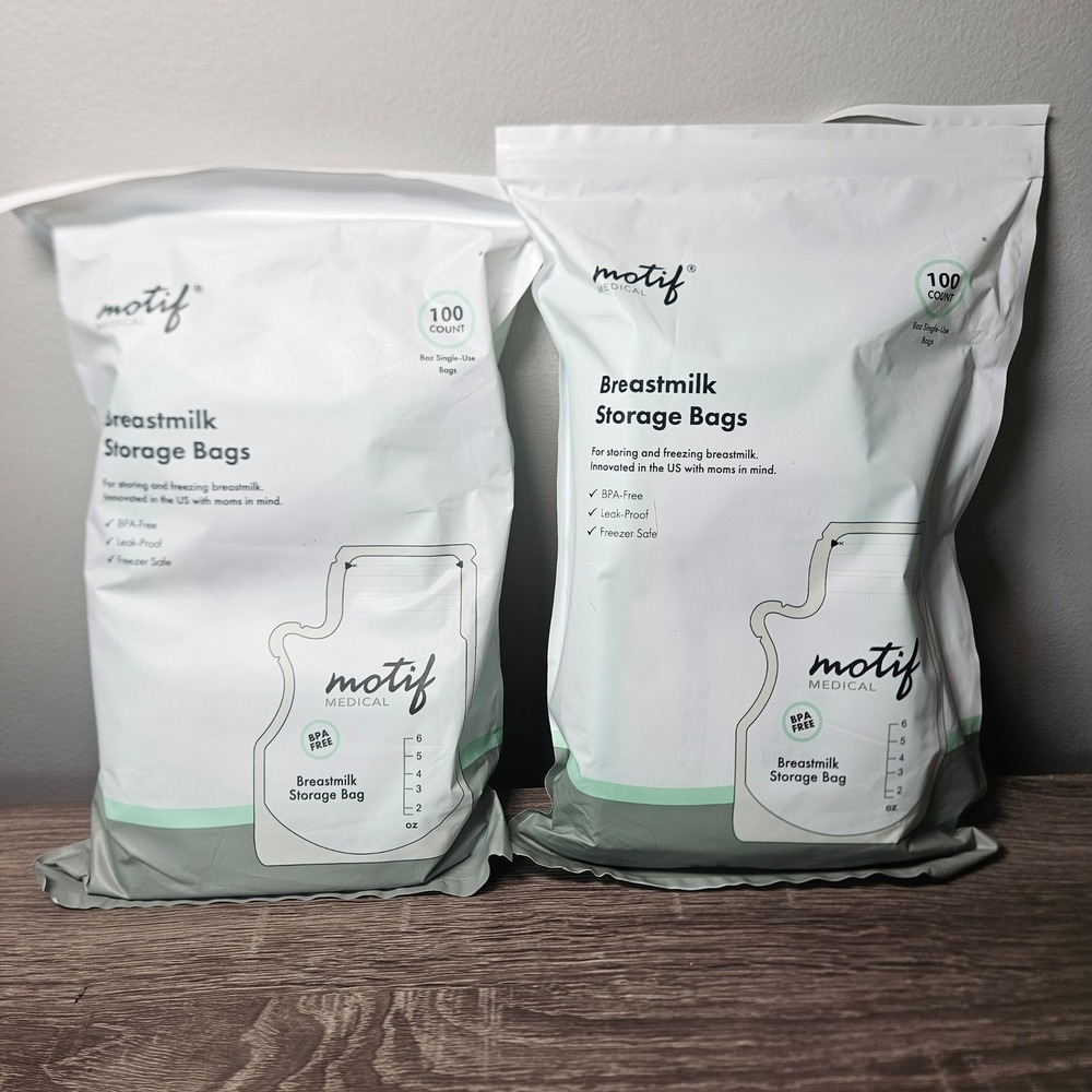 Motif Medical Breastmilk Storage Bags 8oz BPA-Free 200 Count AAC0008-06